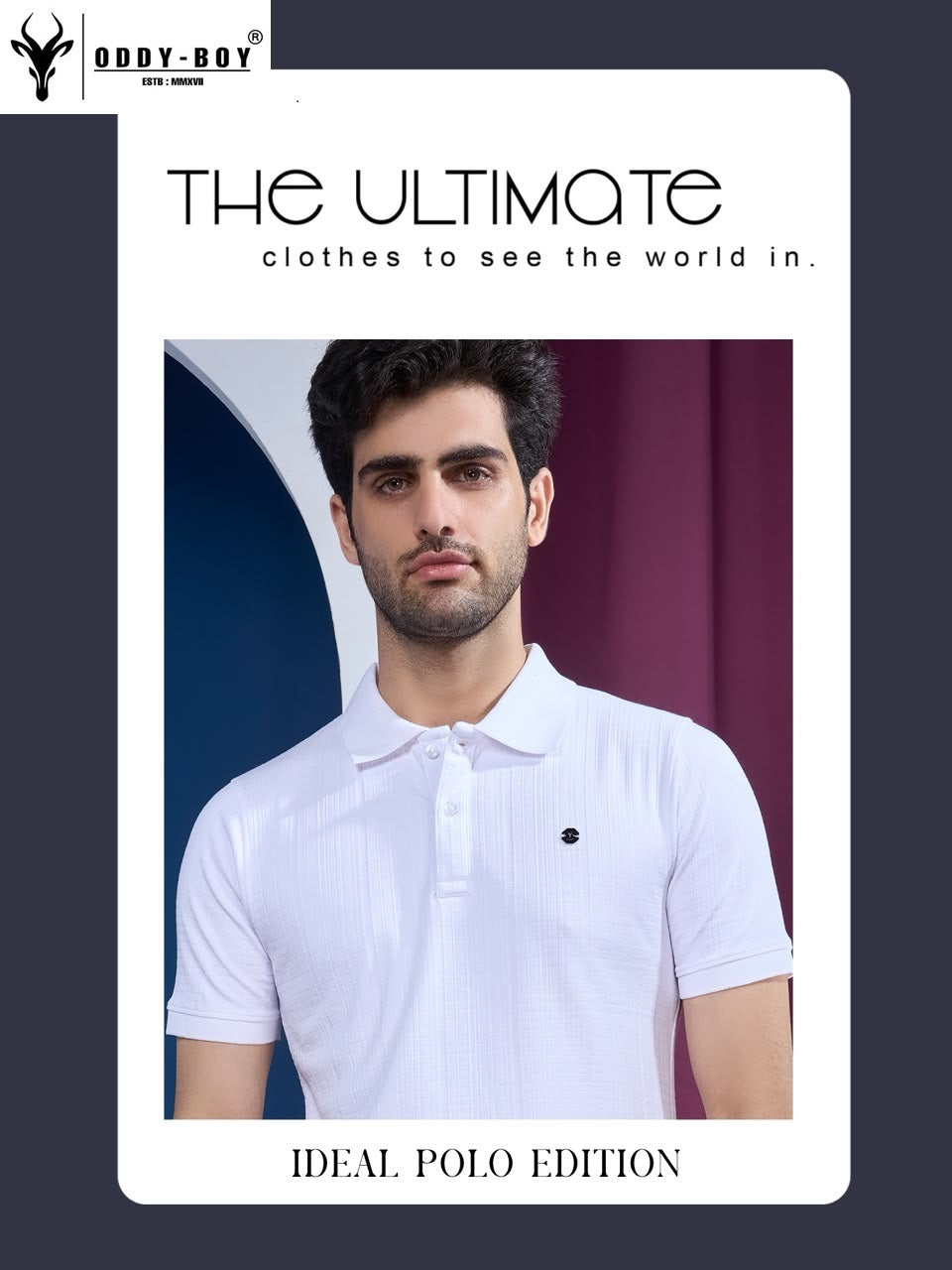 721 Ipe 19-22 Polo Oddy Boy Knit Mens Tshirts Wholesaler Gujarat