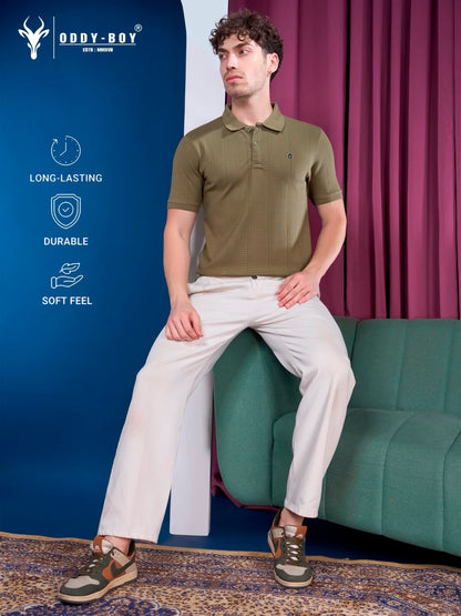 721 Ipe 19-22 Polo Oddy Boy Knit Mens Tshirts Wholesaler Gujarat