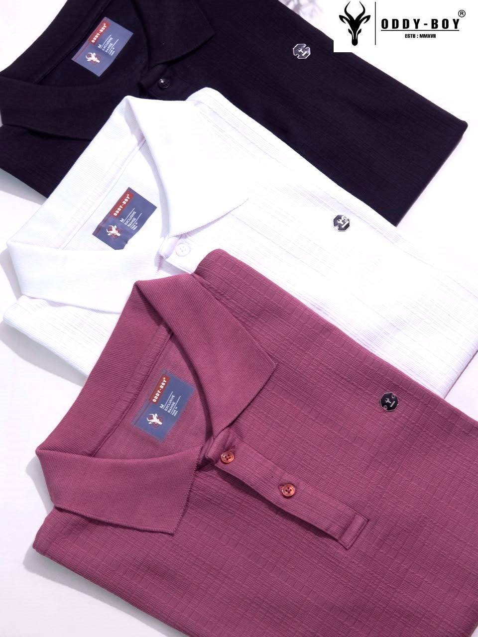 721 Ipe 19-22 Polo Oddy Boy Knit Mens Tshirts Wholesaler Gujarat