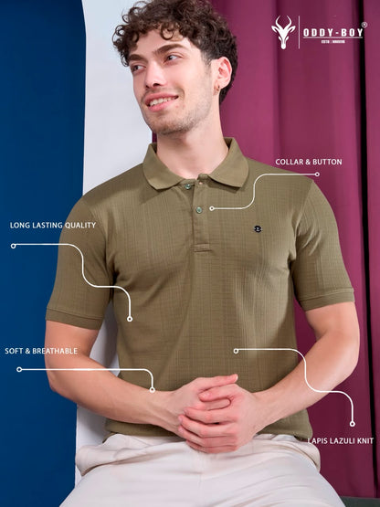 721 Ipe 19-22 Polo Oddy Boy Knit Mens Tshirts Wholesaler Gujarat