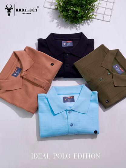 721 Ipe 19-22 Polo Oddy Boy Knit Mens Tshirts Wholesaler Gujarat