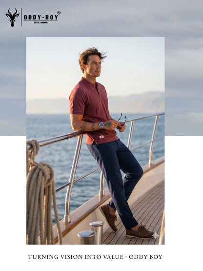 723 Spe 19-22 Polo Oddy Boy Jacquard Knit Mens Tshirts Wholesaler Gujarat