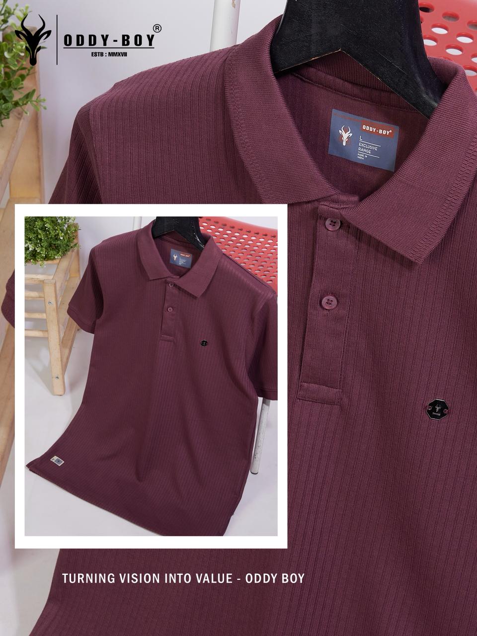 724 Vpe-19-22 Polo Oddy Boy Knit Mens Tshirts Manufacturer Gujarat