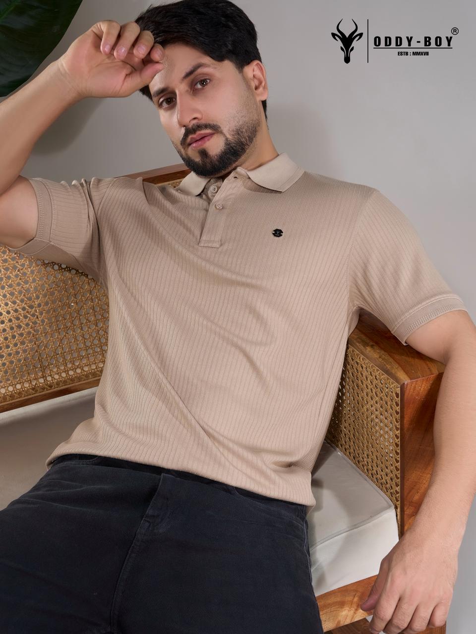 724 Vpe-19-22 Polo Oddy Boy Knit Mens Tshirts Manufacturer Gujarat