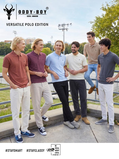 724 Vpe-19-22 Polo Oddy Boy Knit Mens Tshirts Manufacturer Gujarat