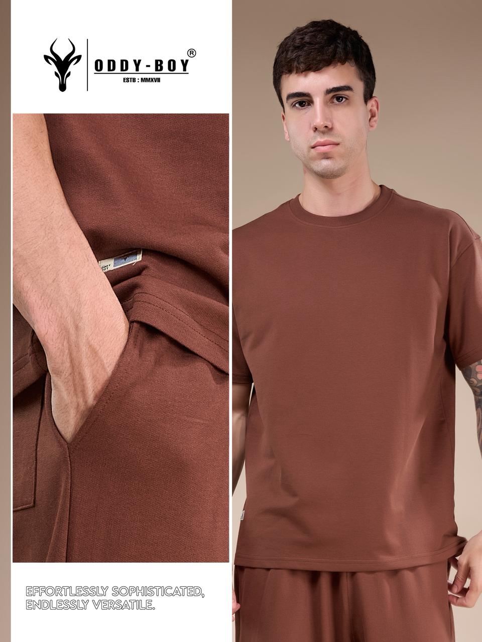 734 Lac 19-21 Oddy Boy Cotton Looper Mens Co Ord Set Supplier