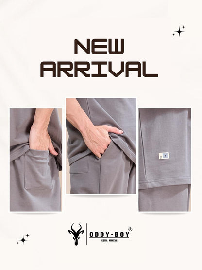 734 Lac 19-21 Oddy Boy Cotton Looper Mens Co Ord Set Supplier
