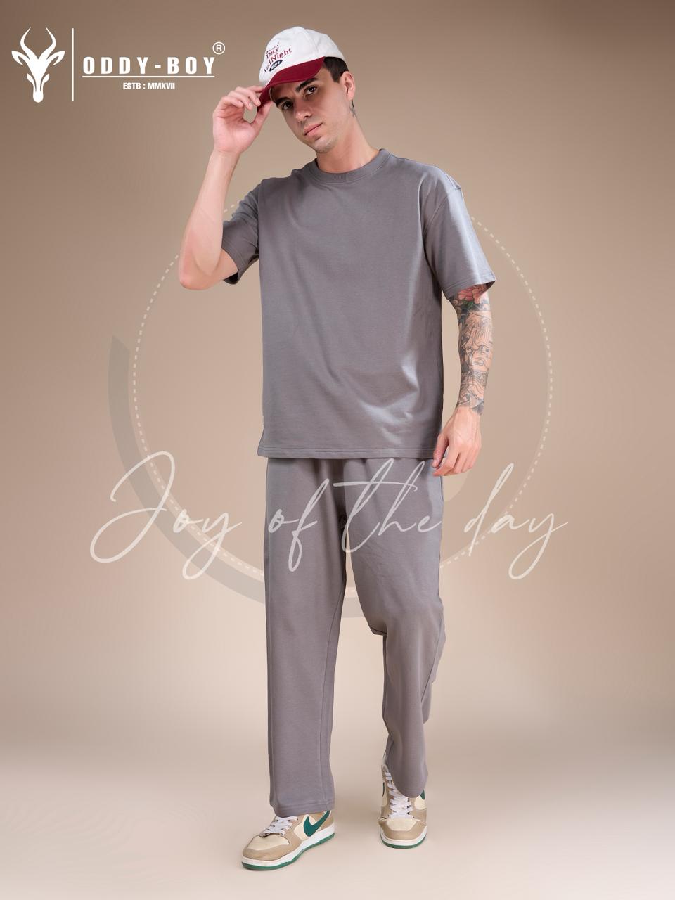 734 Lac 19-21 Oddy Boy Cotton Looper Mens Co Ord Set Supplier