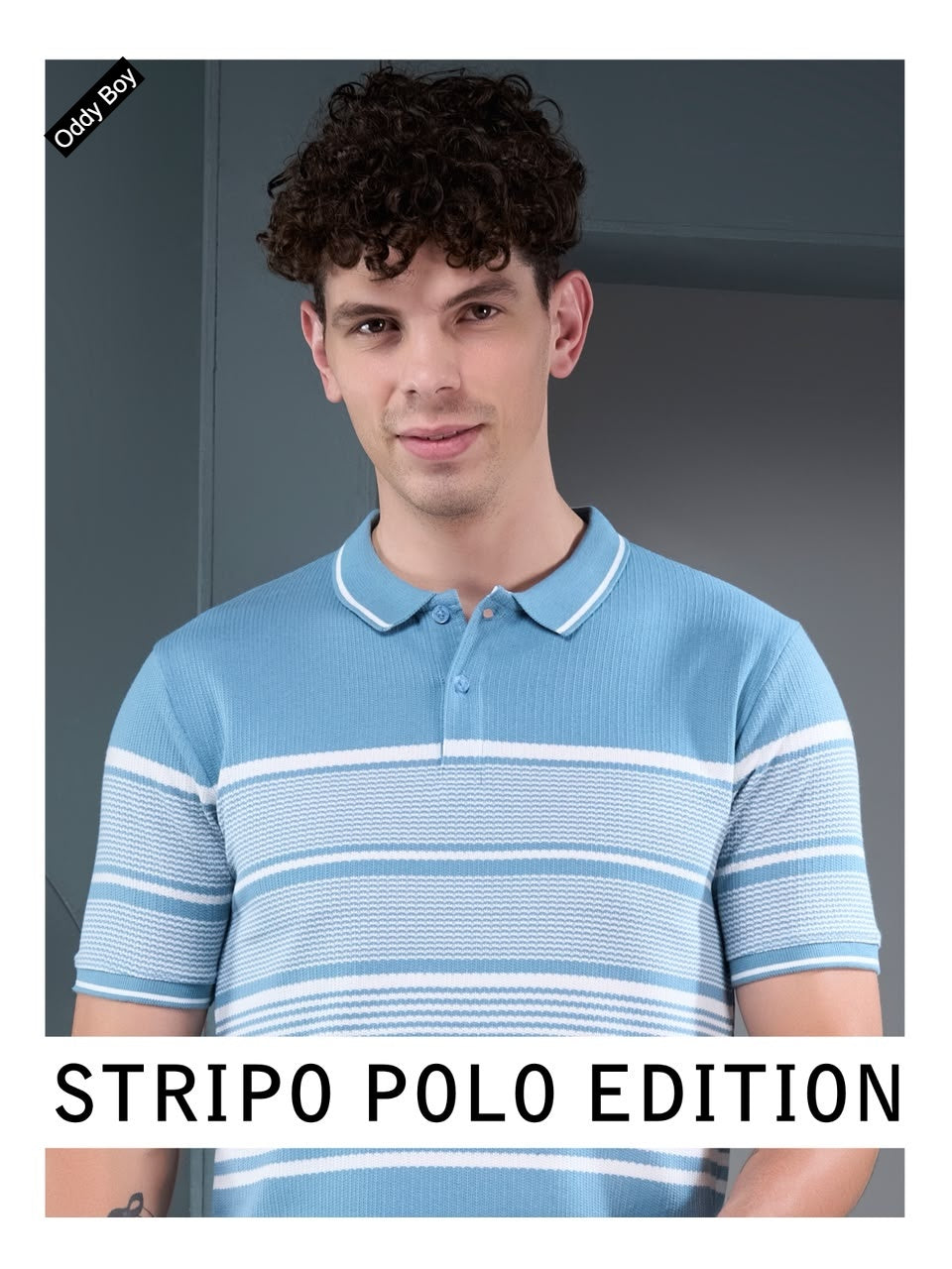 738 Spe-19-22 Polo Oddy Boy Auto Stripes Mens Tshirts Wholesale