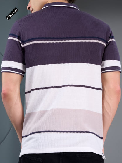 738 Spe-19-22 Polo Oddy Boy Auto Stripes Mens Tshirts Wholesale