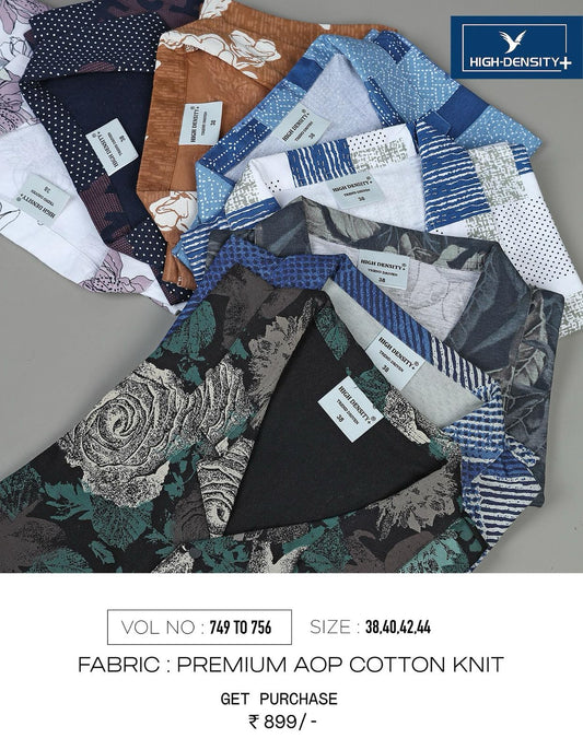 749-756 High Density Aop Mens Shirts Wholesaler Ahmedabad