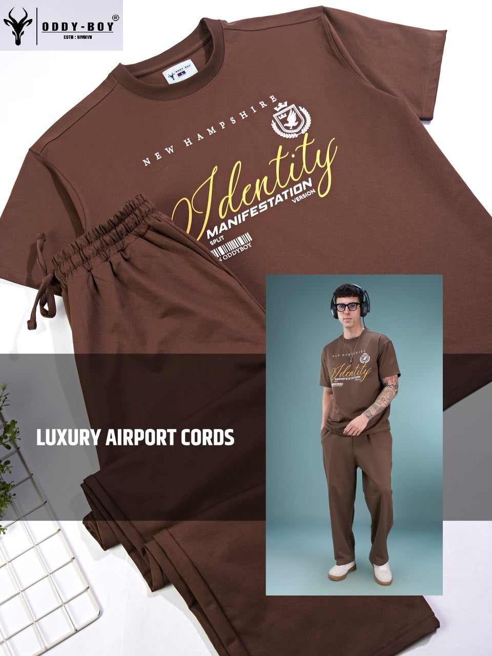756 Lac 19-21 Oddy Boy Cotton Looper Mens Co Ord Set Exporter Gujarat