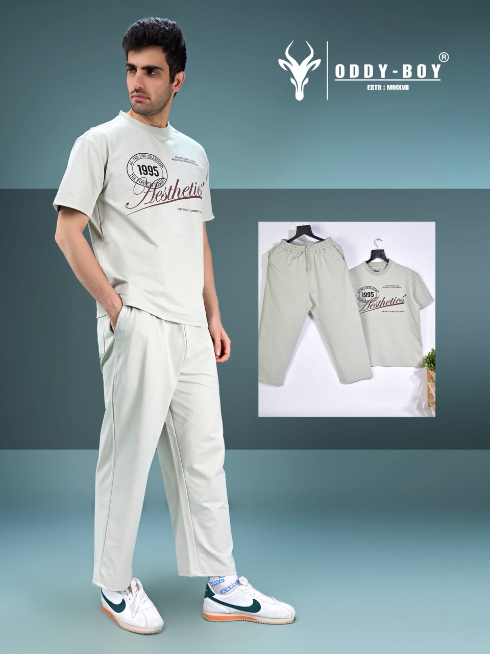 756 Lac 19-21 Oddy Boy Cotton Looper Mens Co Ord Set Exporter Gujarat