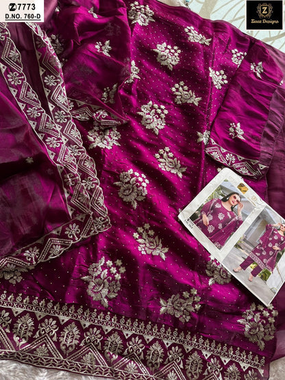 760Abcd Ziaaz Designs Jimmy Choo Pakistani Salwar Suits Exporter Ahmedabad