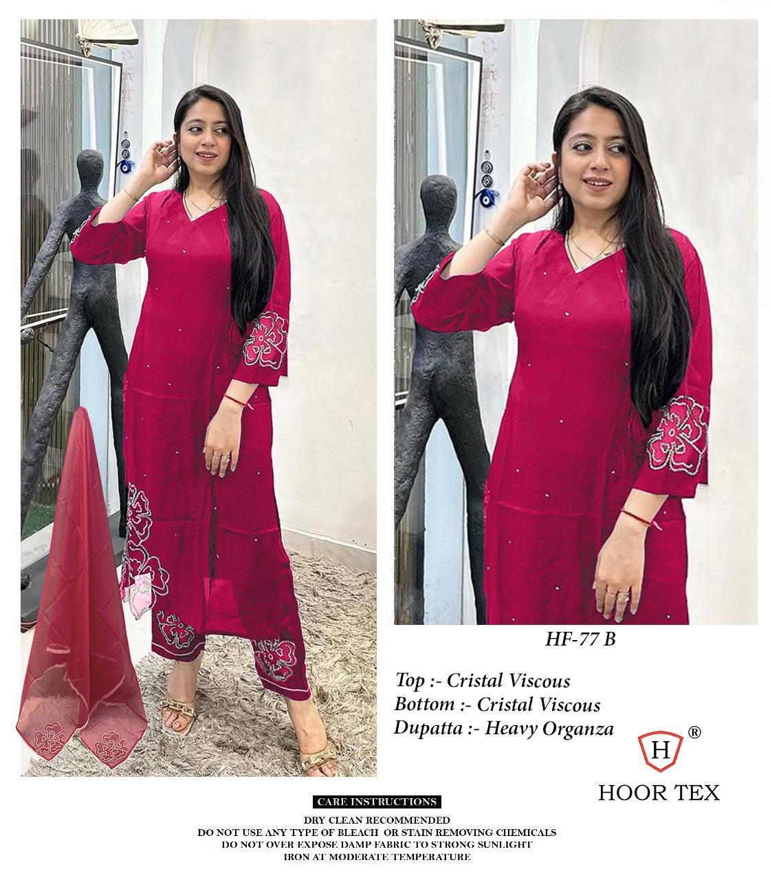 77Abcd Hoor Tex Viscose Pakistani Readymade Suits Manufacturer Gujarat