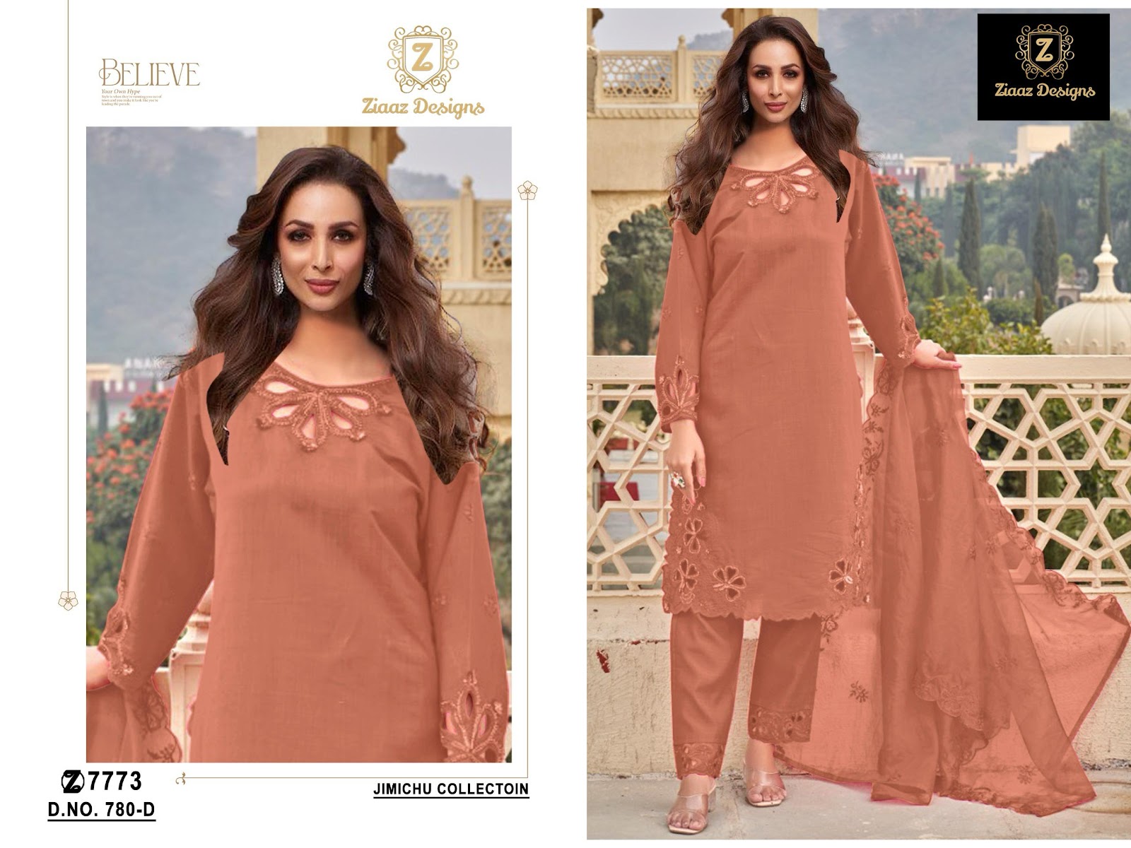 780Abcd Ziaaz Designs Jimmy Choo Pakistani Salwar Suits Wholesaler