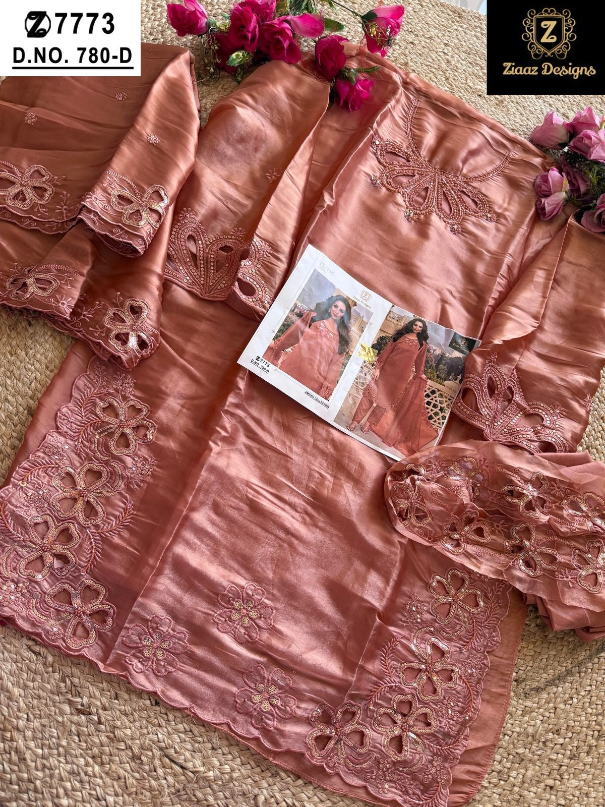 780Abcd Ziaaz Designs Jimmy Choo Pakistani Salwar Suits Wholesaler