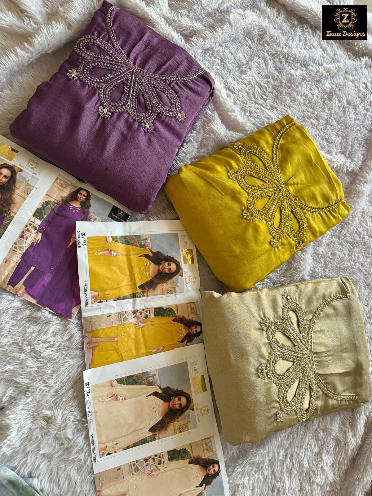 782Abc Ziaaz Designs Chinon Pakistani Salwar Suits Supplier Gujarat