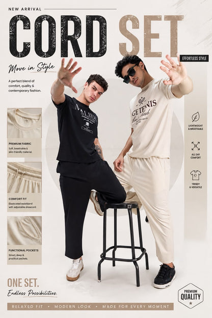 785 Lac 19-21 Canvas Oddy Boy Mens Co Ord Set Exporter