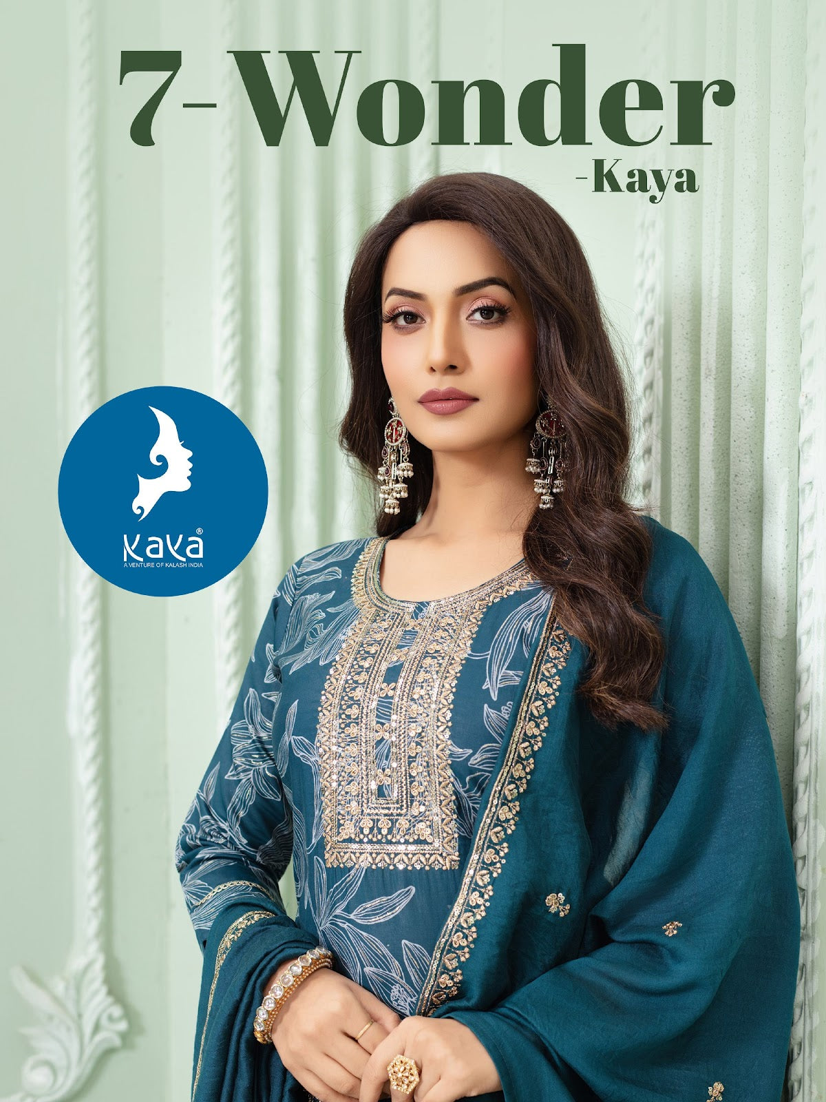 7 Wonder Kaya Chanderi Readymade Pant Style Suits Wholesale Rate