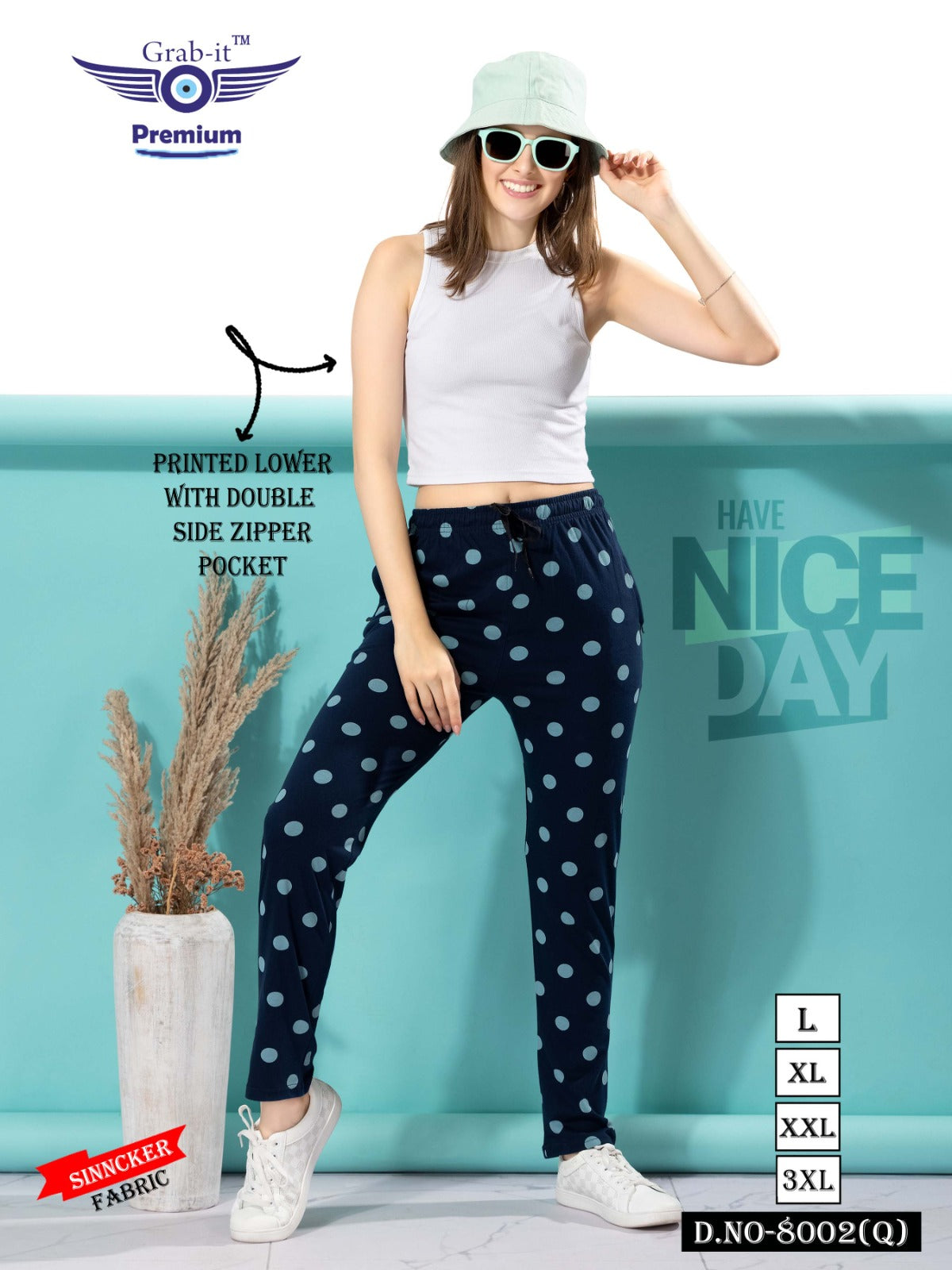 8002 Q Grab It Sincker Women Night Lower Exporter India