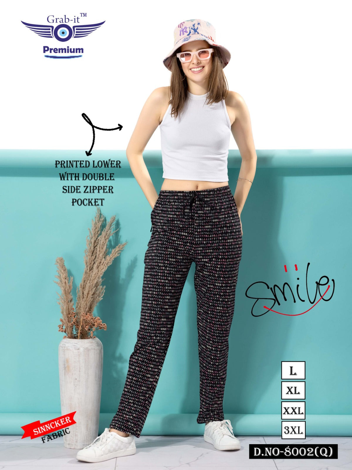 8002 Q Grab It Sincker Women Night Lower Exporter India