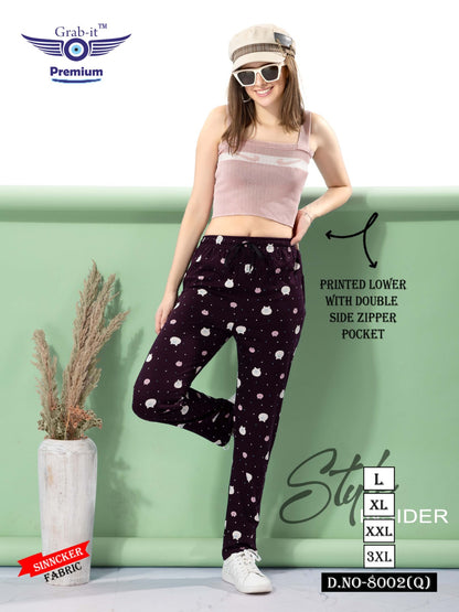 8002 Q Grab It Sincker Women Night Lower Exporter India