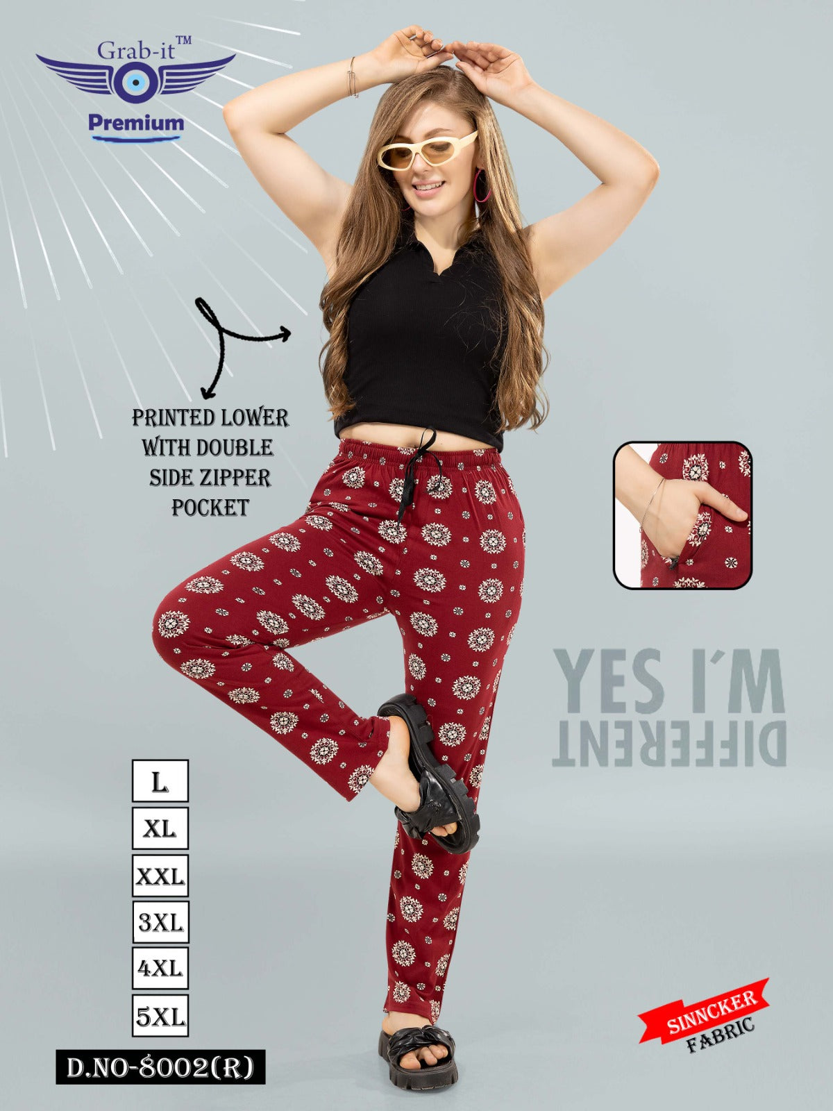 8002 R Grab It Sinker Women Night Lower Supplier India