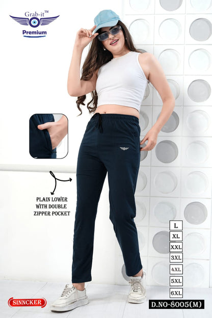 8005 M Grab It Sincker Women Track Pants Wholesaler Gujarat