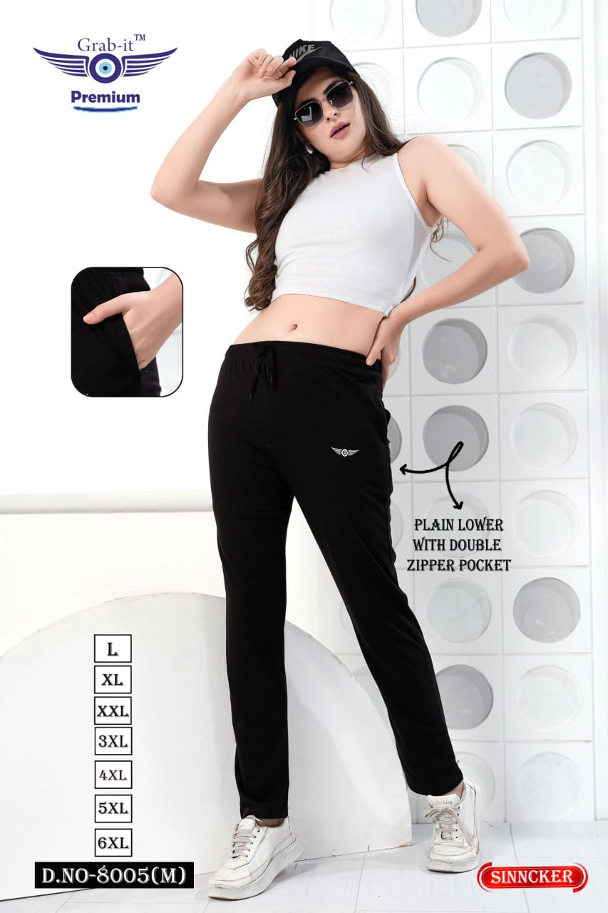 8005 M Grab It Sincker Women Track Pants Wholesaler Gujarat