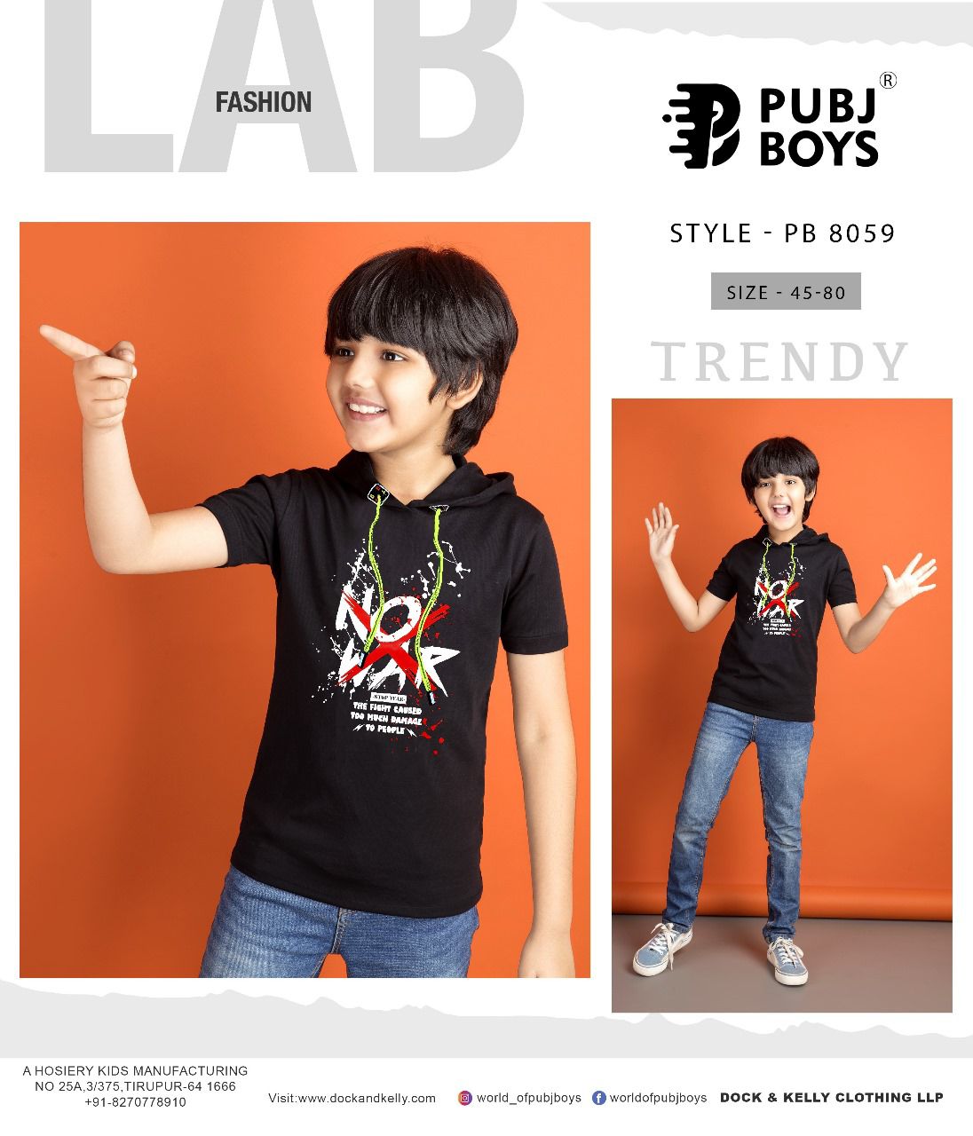 8059 Pubj Pure Cotton Boys Tshirt Wholesaler Gujarat