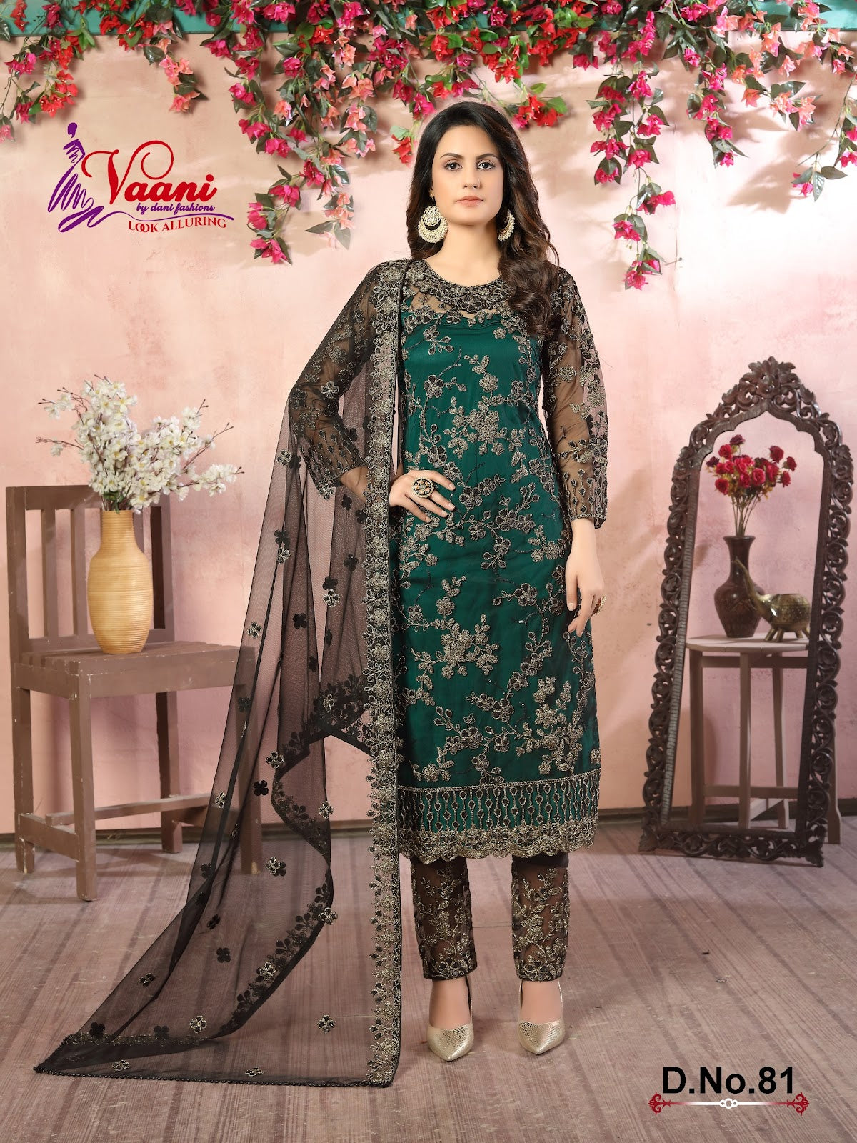81 To 84 Vol 8 Vaani Net Pakistani Salwar Suits Wholesale