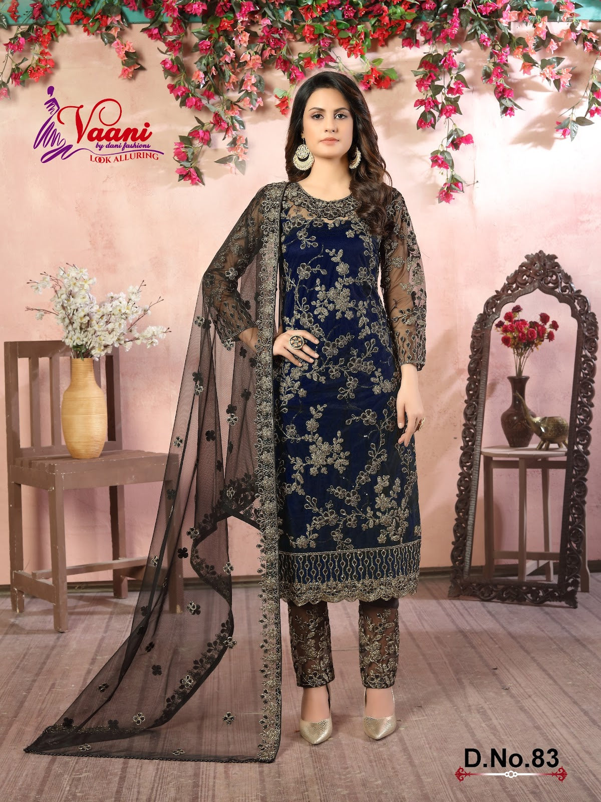 81 To 84 Vol 8 Vaani Net Pakistani Salwar Suits Wholesale