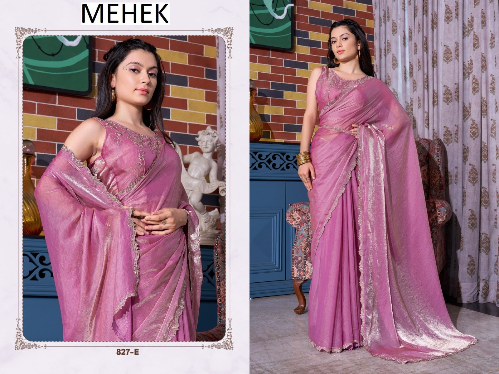 827Abcde Mehek Silk Sarees Supplier