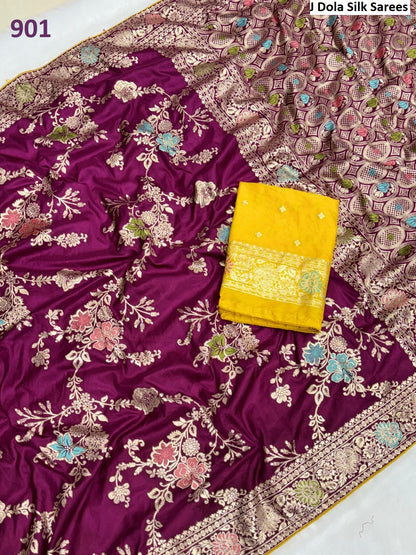 901-906 J Dola Silk Sarees Manufacturer