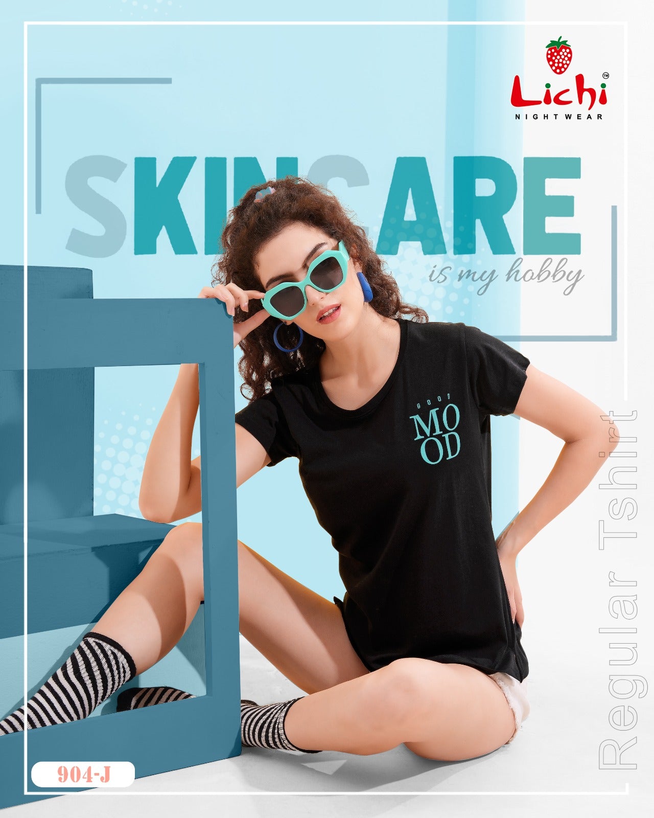 904 Lichi Hosiery Cotton Women Tshirt Supplier