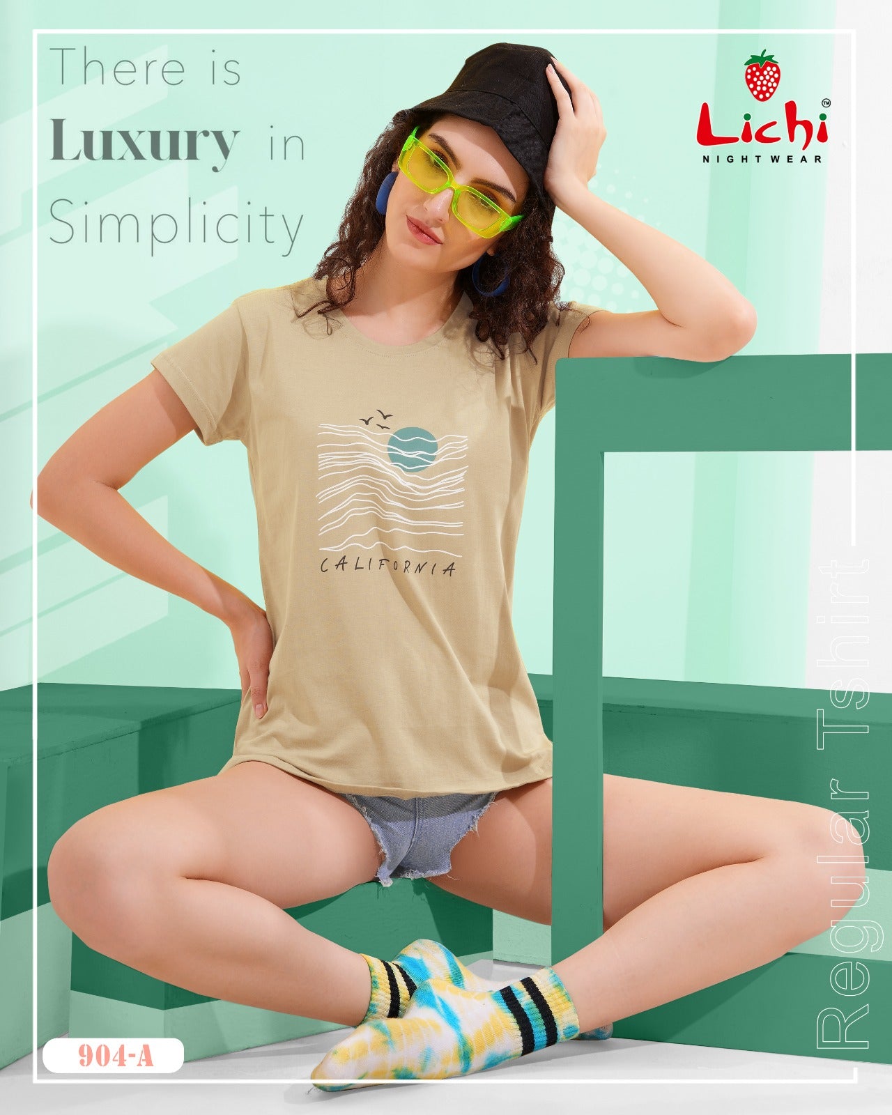 904 Lichi Hosiery Cotton Women Tshirt Supplier