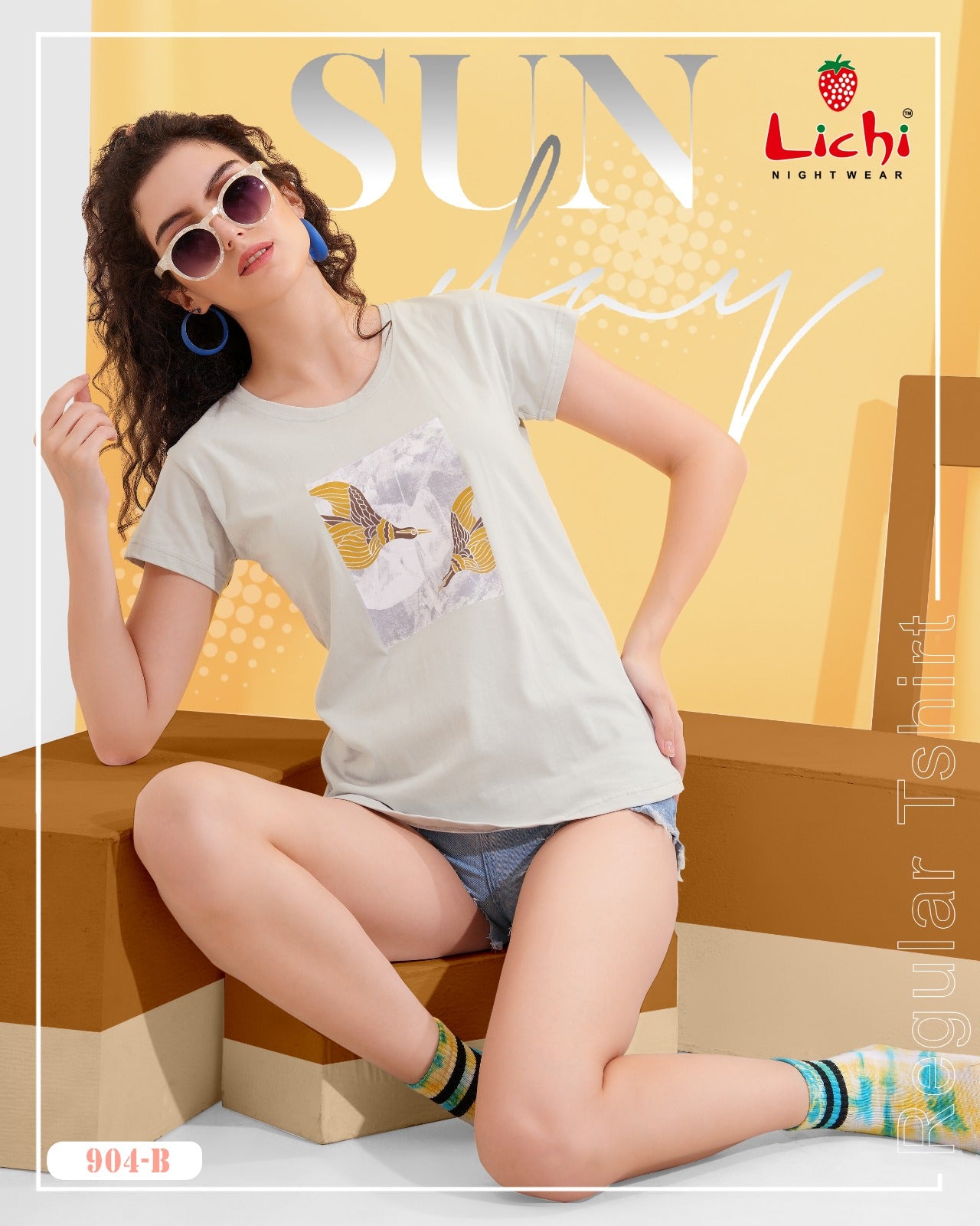 904 Lichi Hosiery Cotton Women Tshirt Supplier