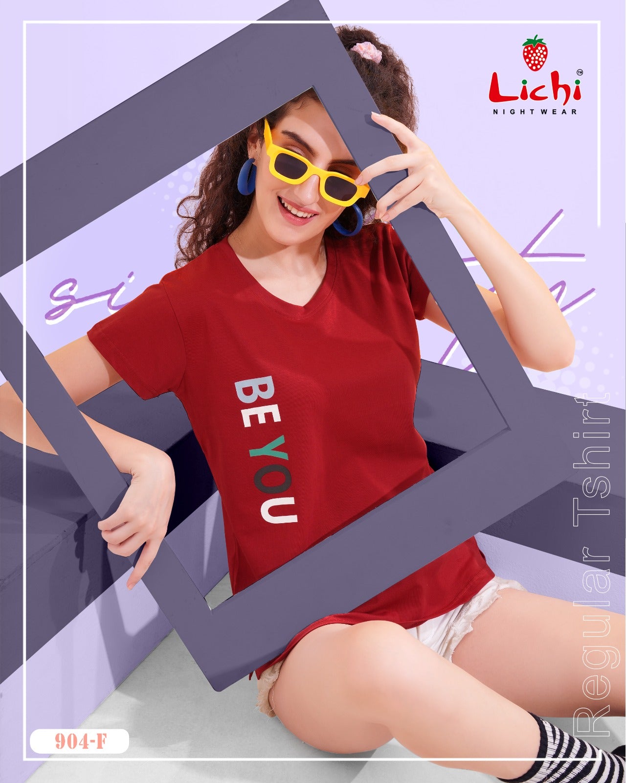 904 Lichi Hosiery Cotton Women Tshirt Supplier