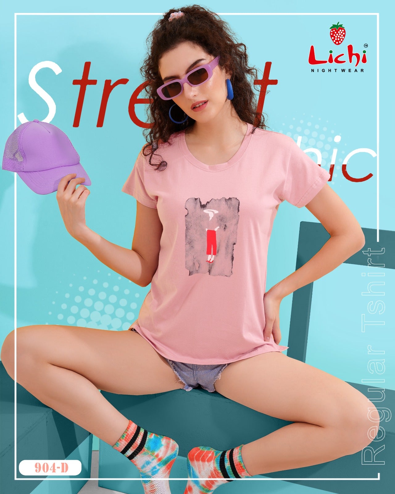 904 Lichi Hosiery Cotton Women Tshirt Supplier