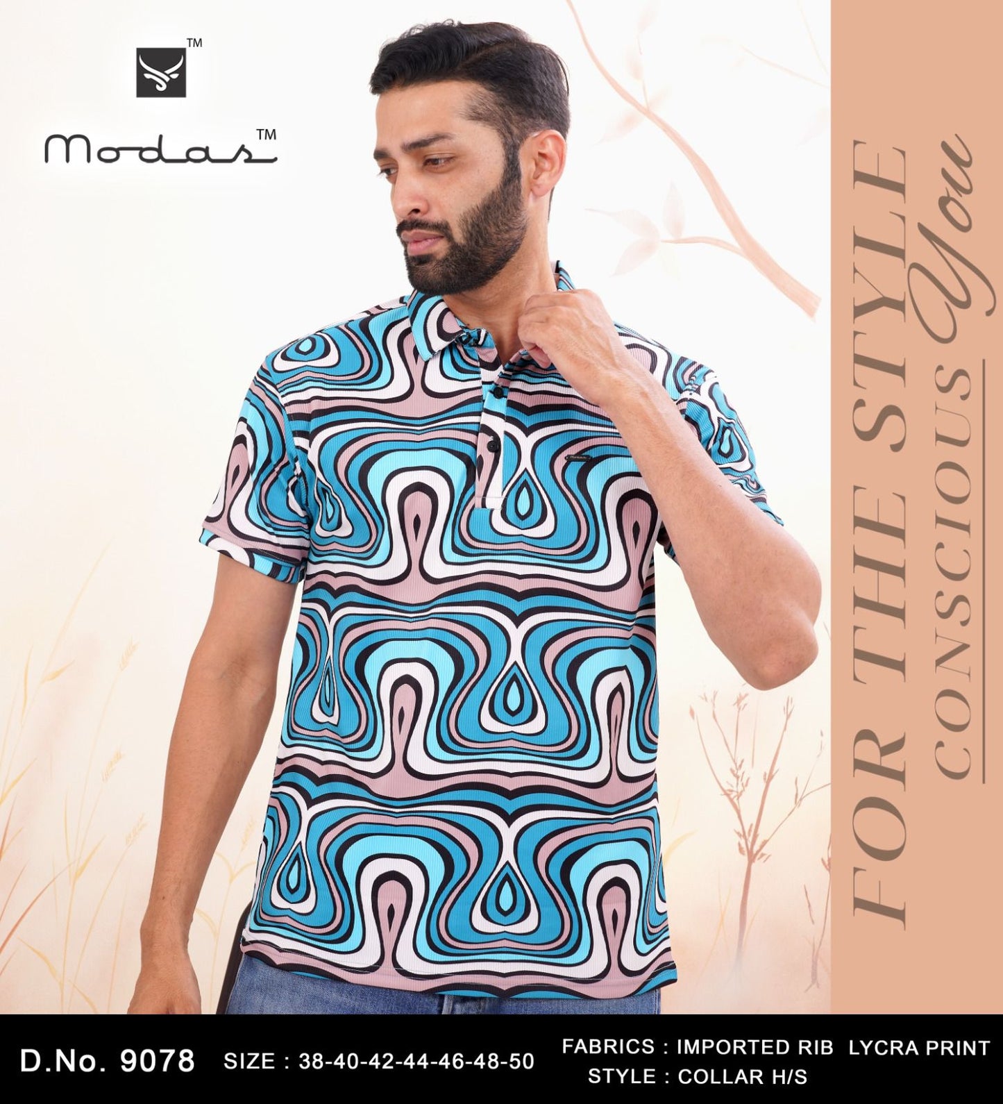 9078 Modas Imported Mens Tshirts Wholesale Price