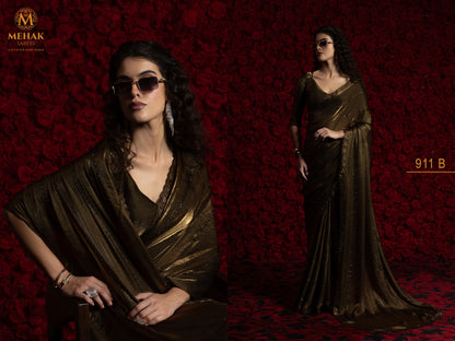 911A To 911D Mehek Satin Silk Sarees Exporter India