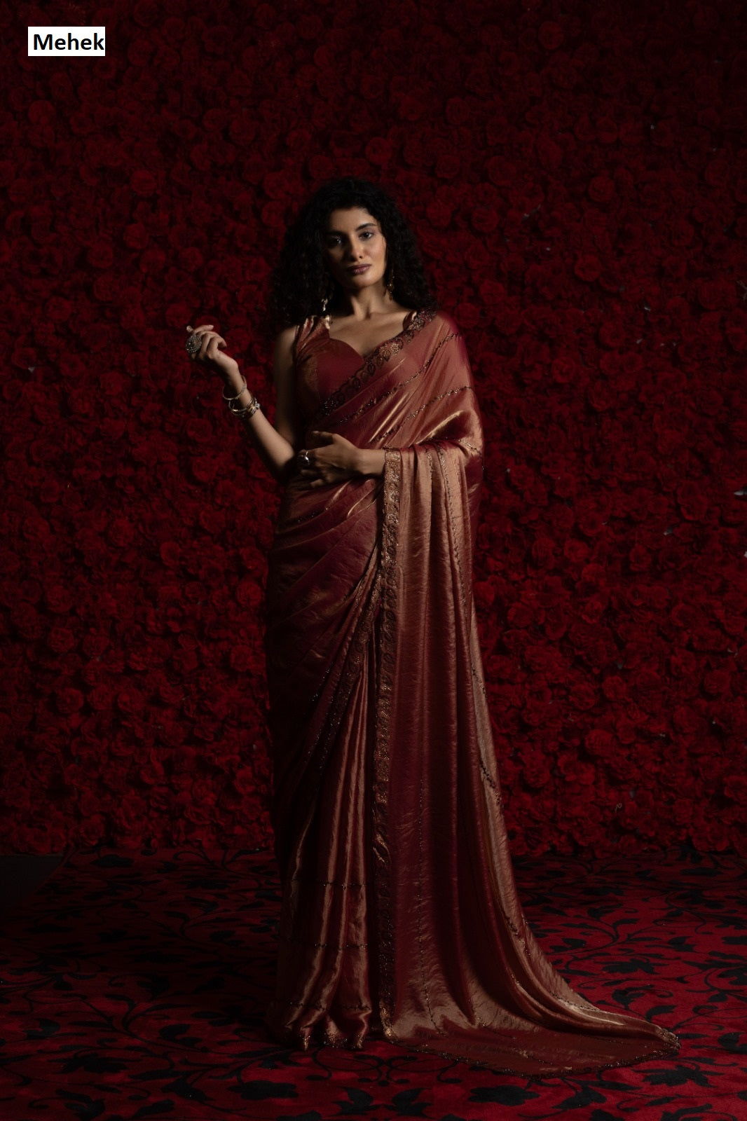 911A To 911D Mehek Satin Silk Sarees Exporter India