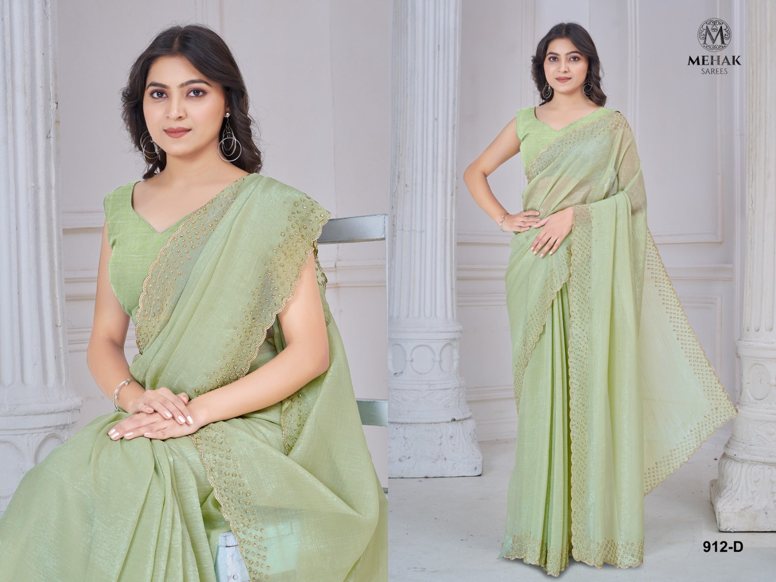 912Abcde Mehek Art Silk Sarees Exporter India