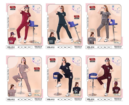 912 Diamond Queen Imported Pyjama Night Suits Supplier Gujarat