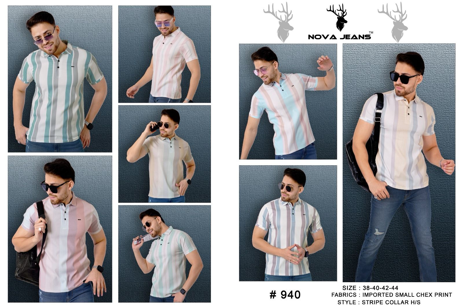 940 Nova Jeans Imported Mens Tshirts Wholesaler Kavya Style Plus