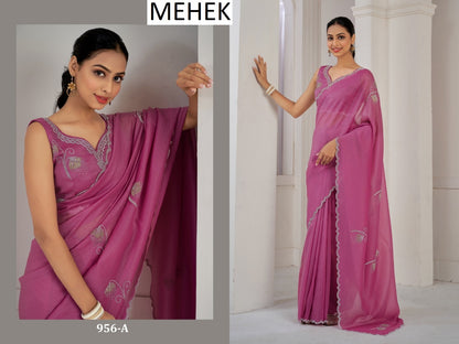 956Abcdef Mehek Crush Sarees Exporter