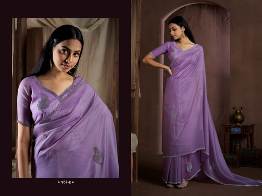 957 Series Mehek Crush Sarees Supplier Ahmedabad