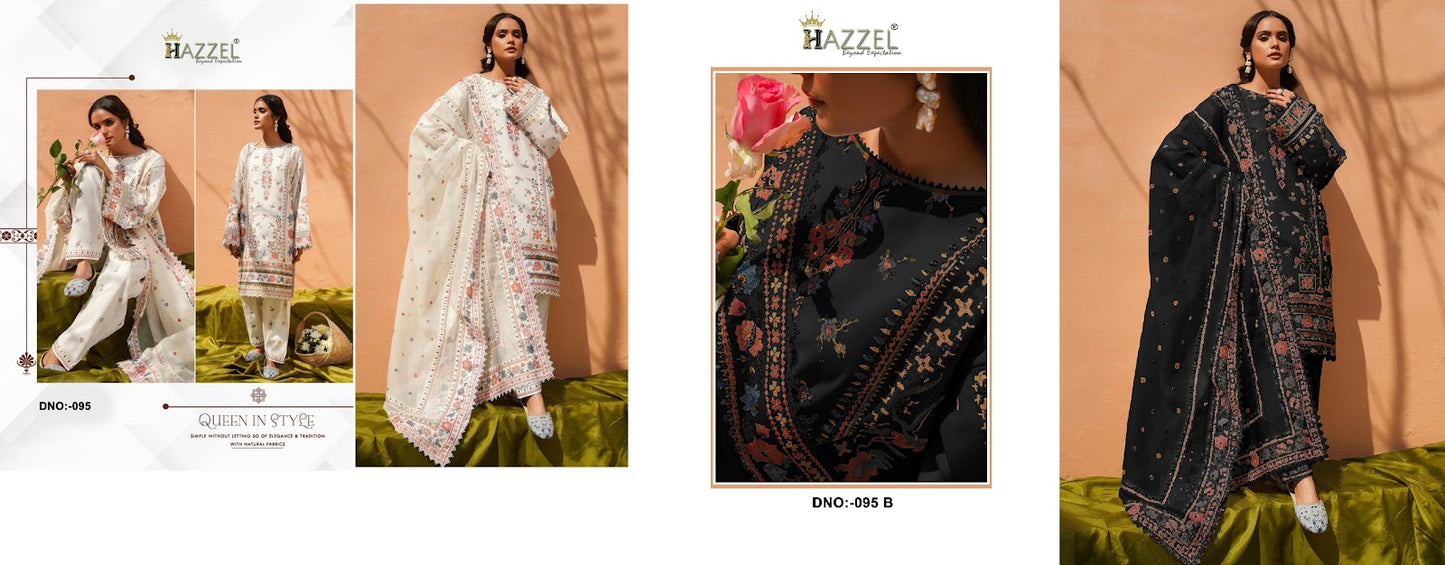 95 Ab Hazzel Pure Cotton Pakistani Salwar Suits Manufacturer