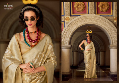 Goldmine 970001-970006 Rajpath Tissue Silk Sarees Wholesale